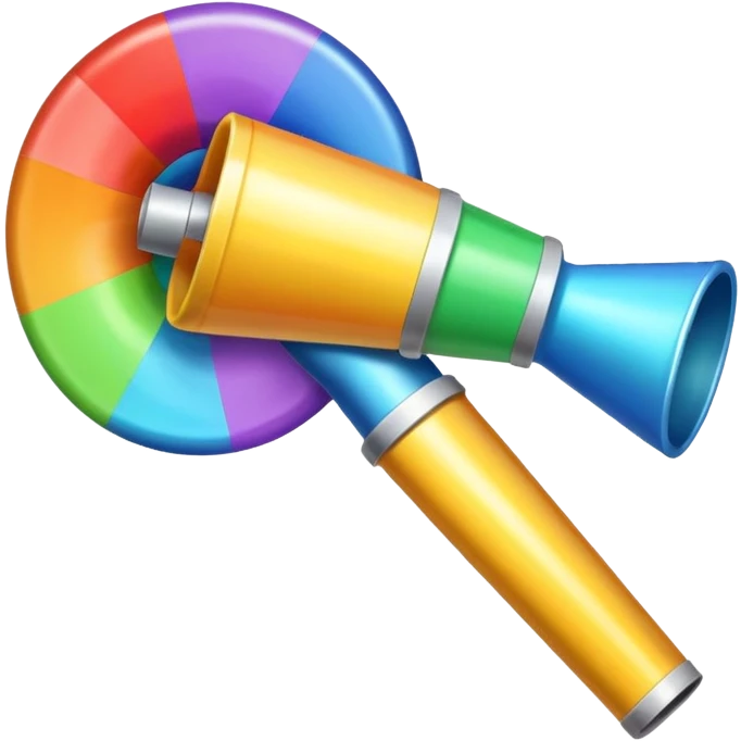 Party blower emoji