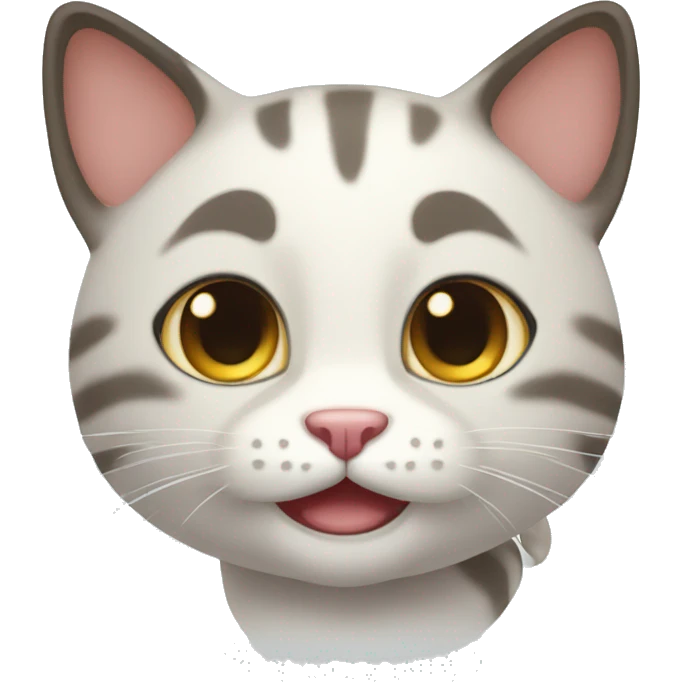 Cute amongus cat emoji