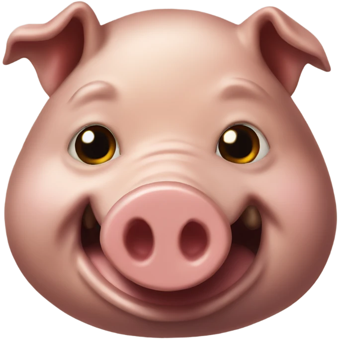 Roasted pig head emoji