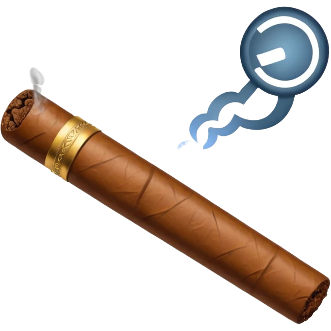 a secret cigar emoji