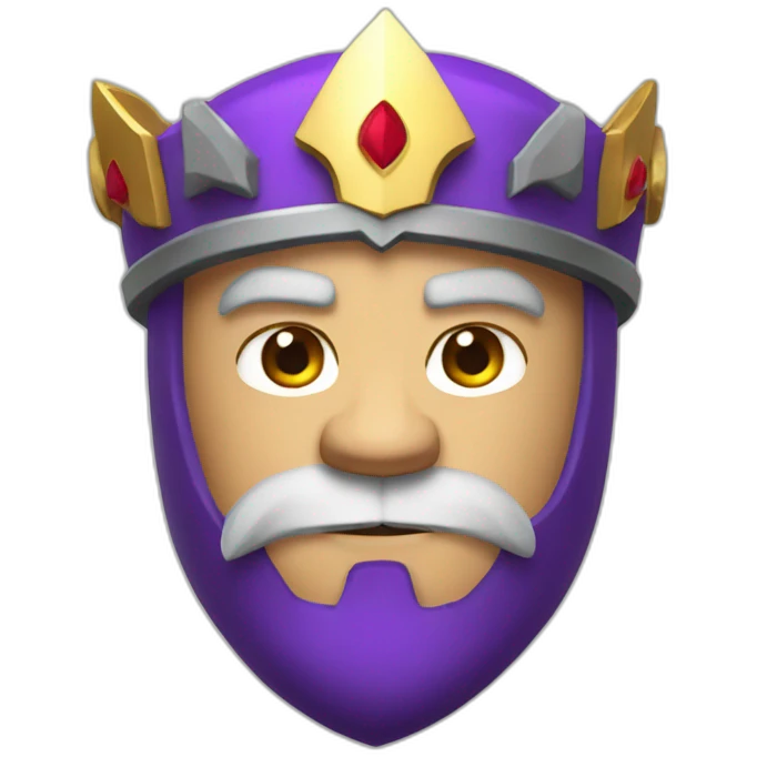 Le roi de clash royal emoji