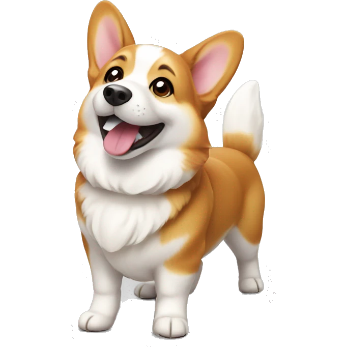 Happy Corgi emoji