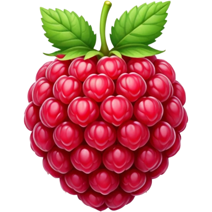 cute raspberry emoji