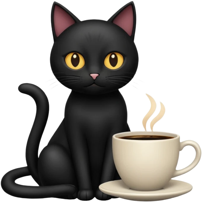 ☕️🐈‍⬛ emoji