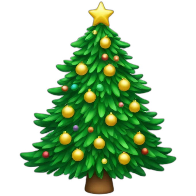 christmas tree emoji