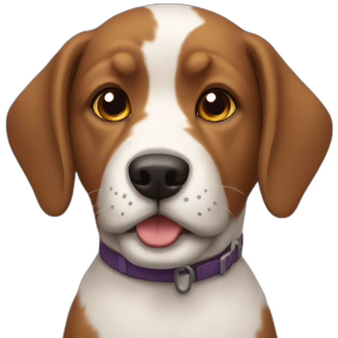 Train dog emoji