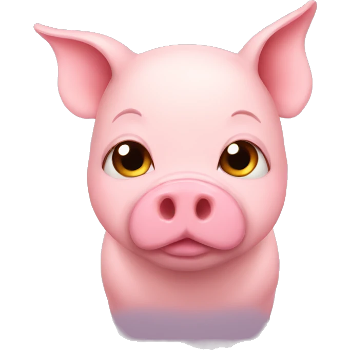 pig with cat emoji