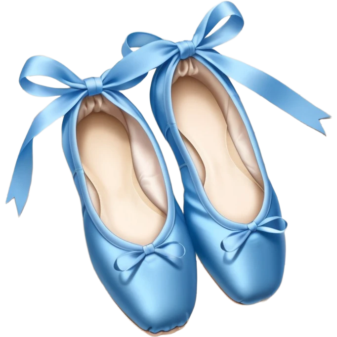 cinematic-realistic-ballet-shoes,-soft-satin-blue-pointe-shoes-with-delicate-ribbons,-resting-gently-on-a-polished-wooden-floor,-subtle-creases-in-the-fabric,-glowing-under-the-warm-golden-light-of-a-rehearsal-studio,-evoking-ele emoji