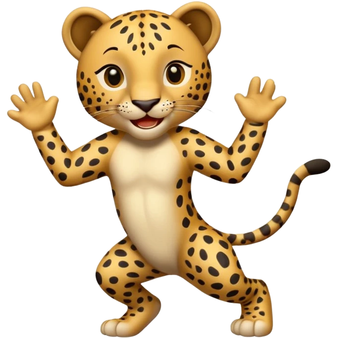 leopard der twerkt emoji