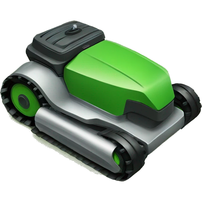 Robotic lawn mowers emoji