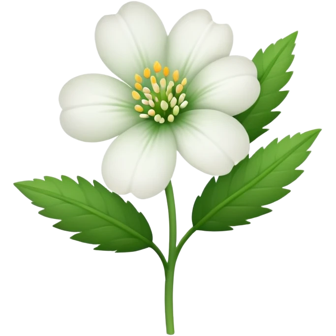 veronica flower white emoji