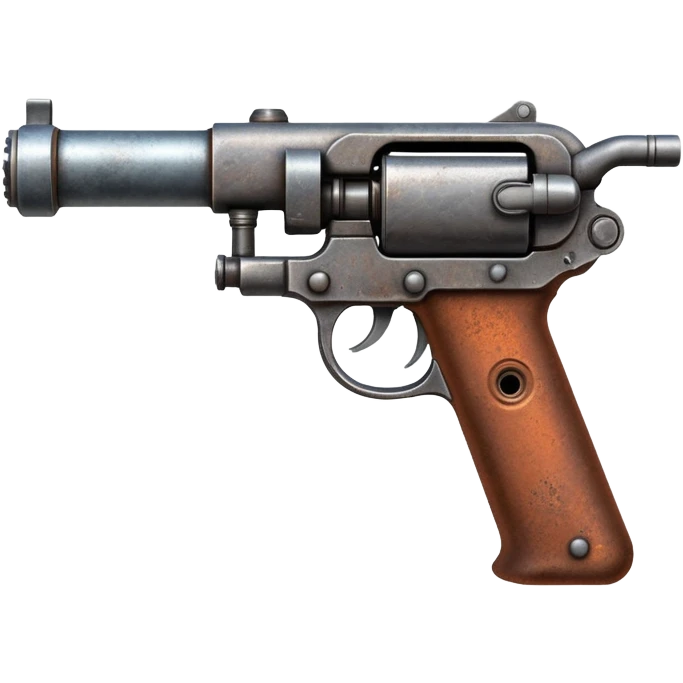 Dual-trigger,bolt-action,pistol,pipe gun emoji