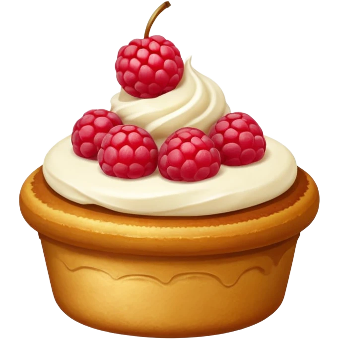 syrniki with raspberry on it emoji