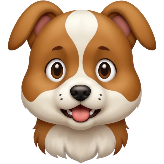 Scared dog emoji