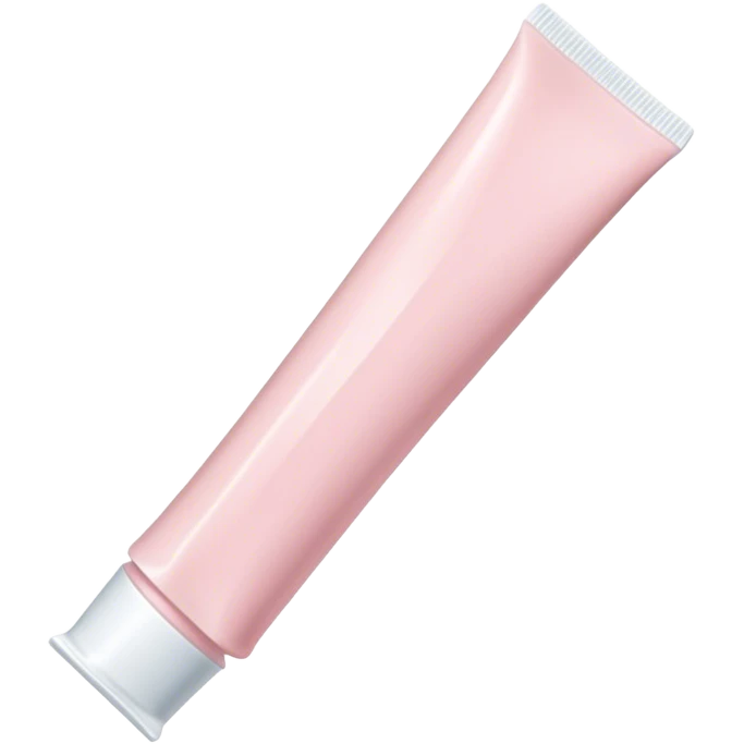 Long Pale pink toothpaste tube emoji