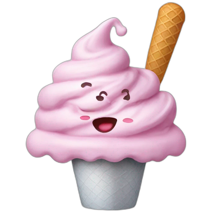 Ice cream emoji