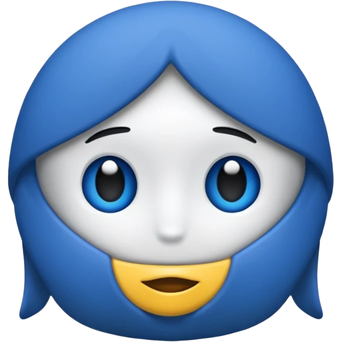 синий круг в котором белая галочка emoji