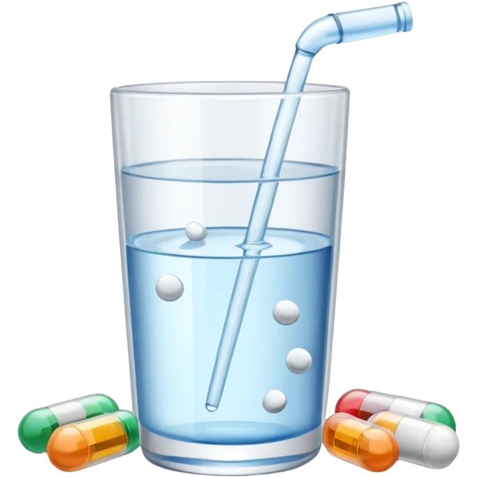 medication and basic needs emoji