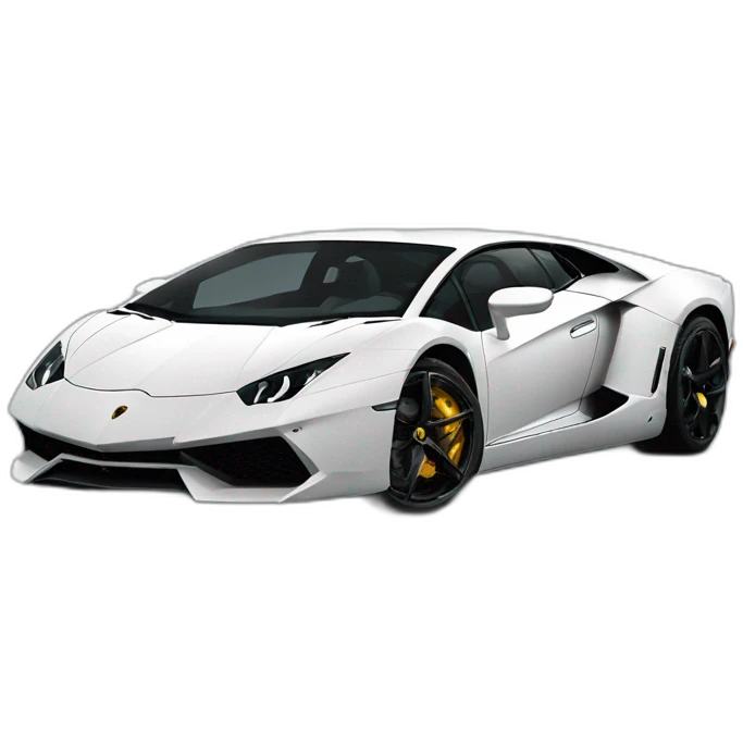 Lamborghini aventadoor emoji