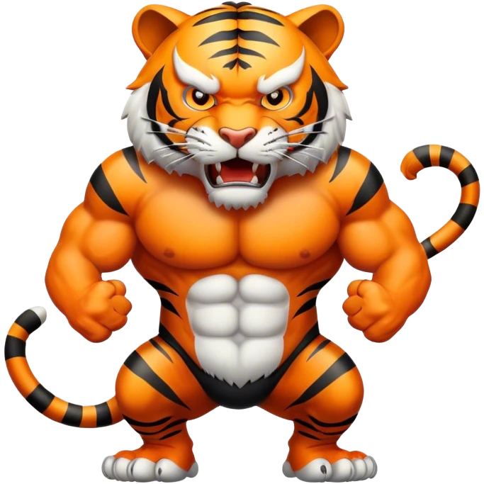 ANGRY Tiger body emoji