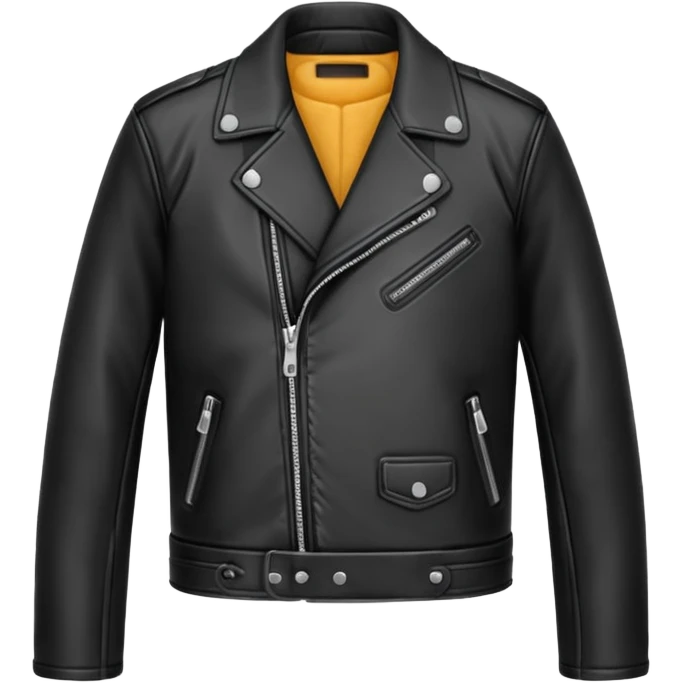 Black leather jacket emoji