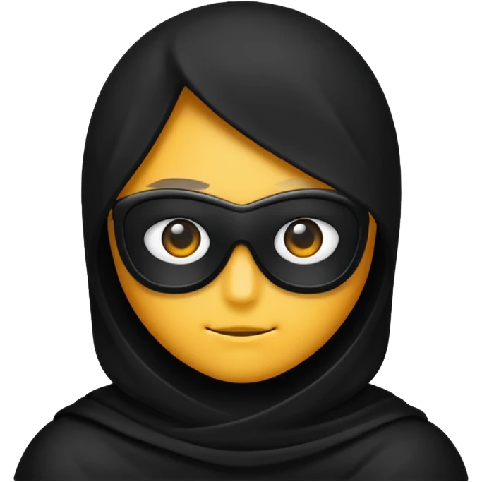 black shadow emoji