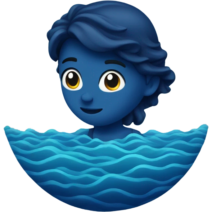 dark blue ocean 🌊  emoji