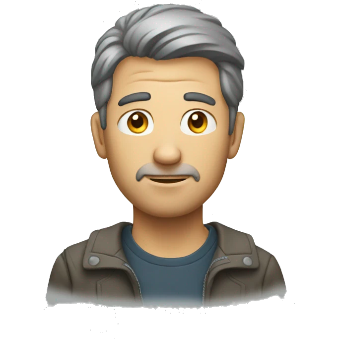 man looking for free emoji