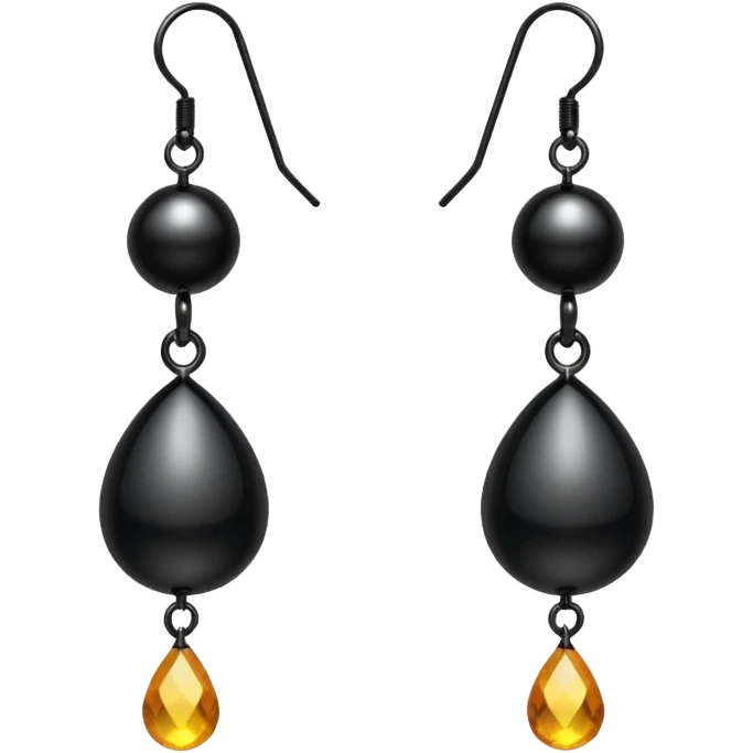 black earring emoji