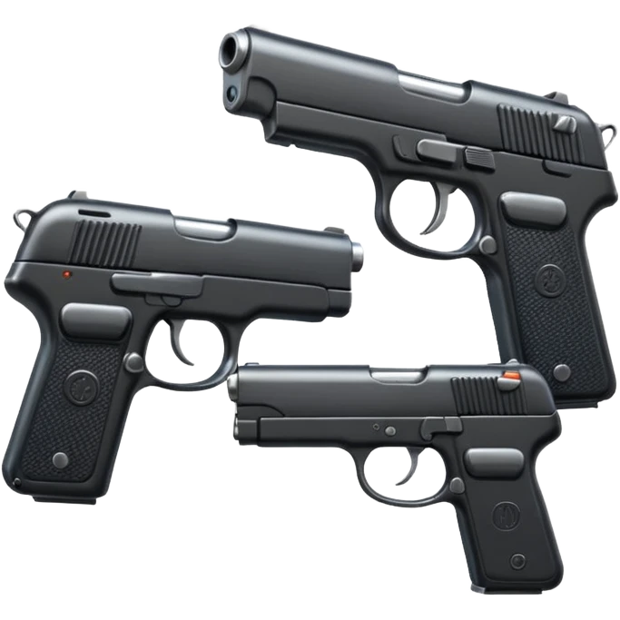 3 guns emoji