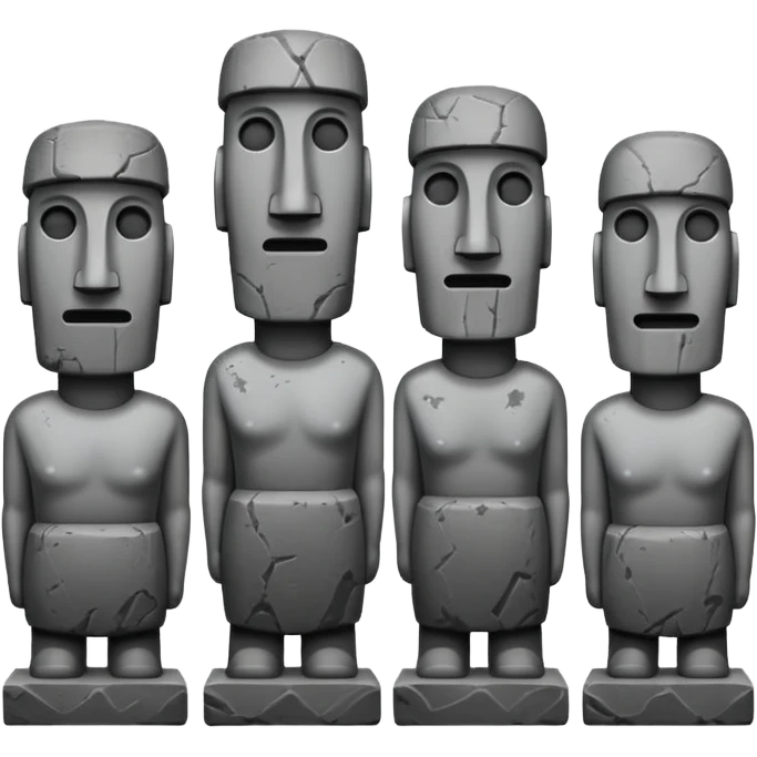 Moai Statues emoji
