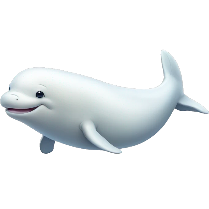 Beluga whale  emoji