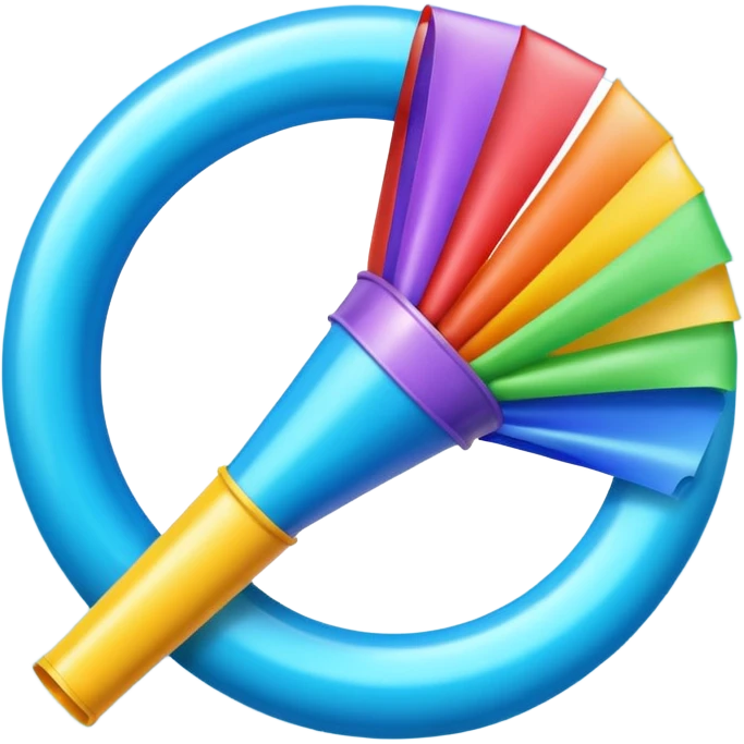 party blower emoji