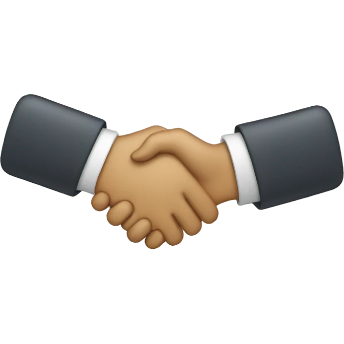 teamwork handshake emoji