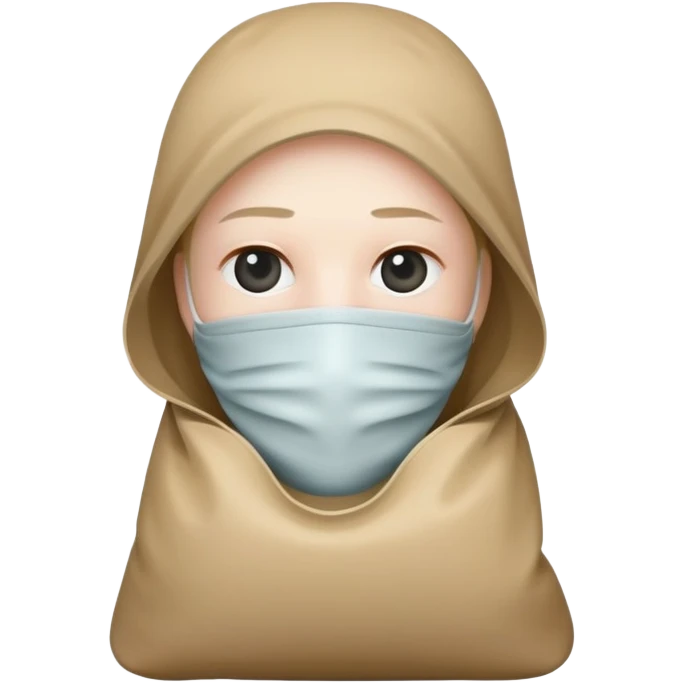 Bag over face emoji