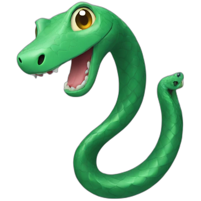 Dancing snake emoji