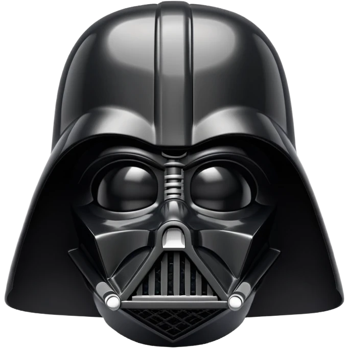 Darth Vader helmet emoji