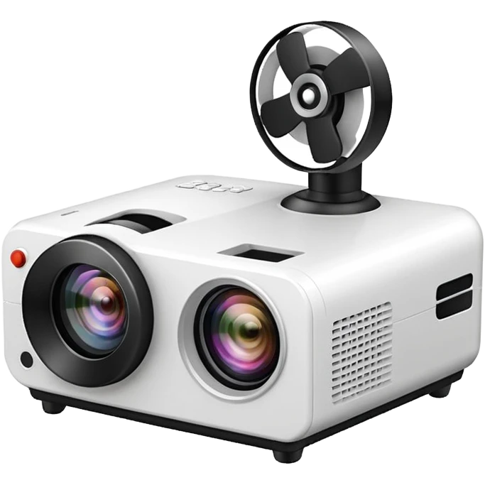 round white projector emoji