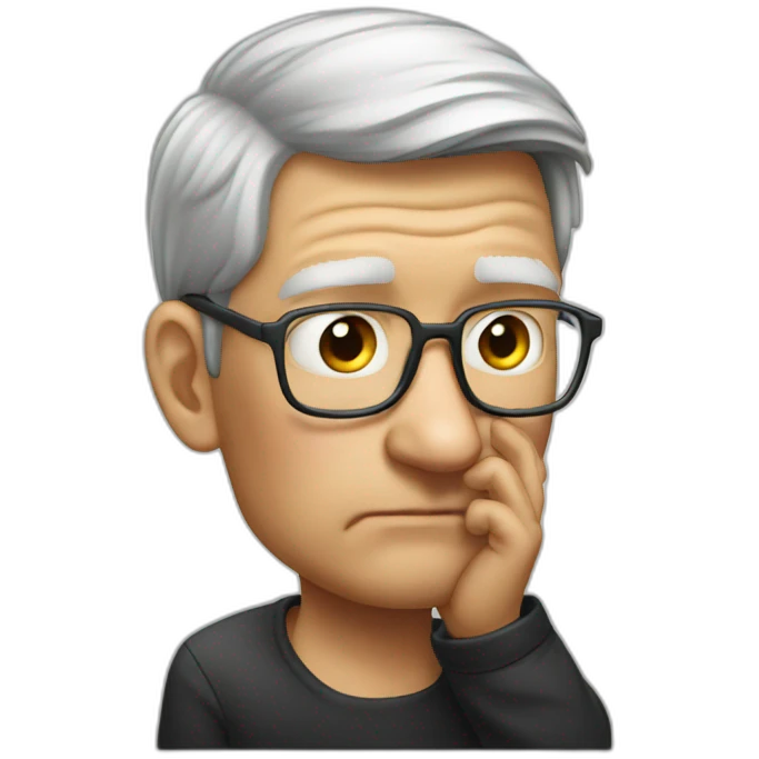 tim cook facepalm emoji