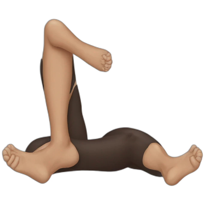 leg spread emoji
