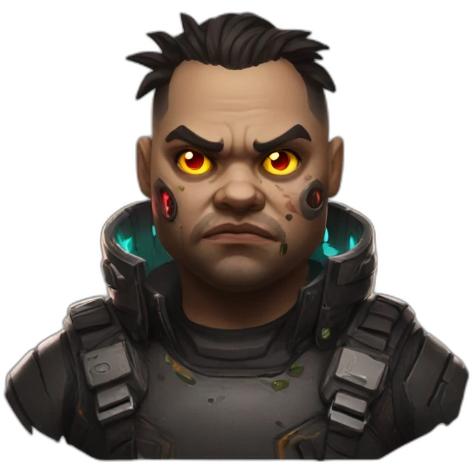 cyberpunk pudge emoji