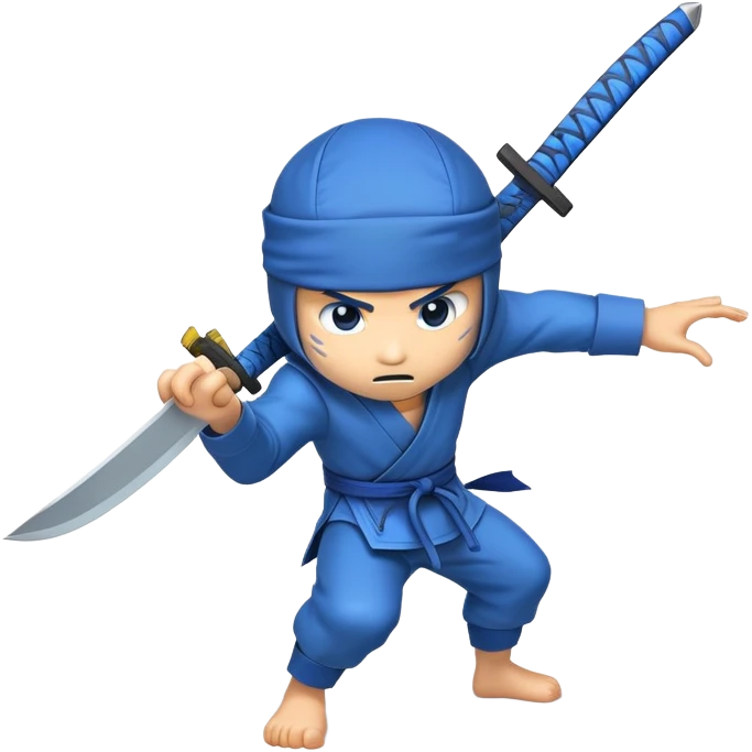 blue fruit ninja  emoji