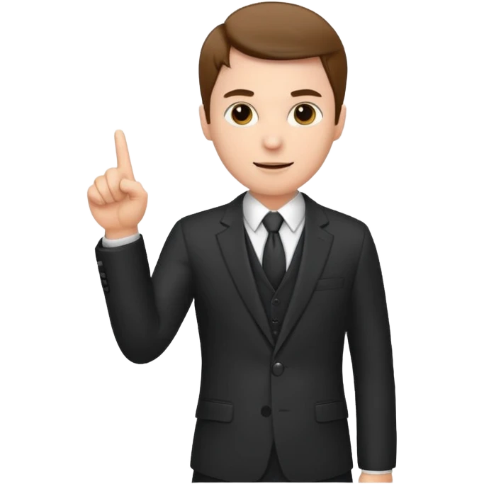 man pointing to the right emoji