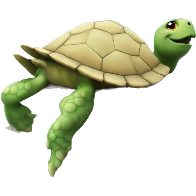 Turtle on top of house emoji