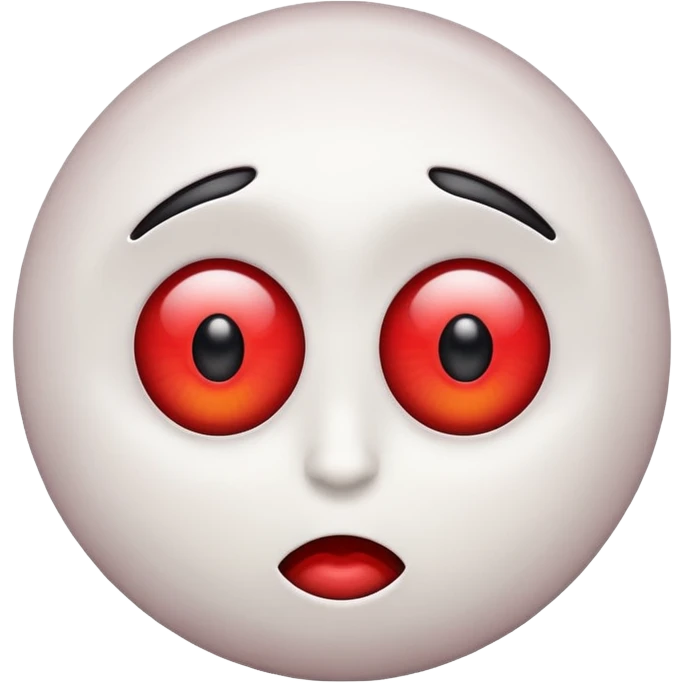 high emoji with red eyes  emoji
