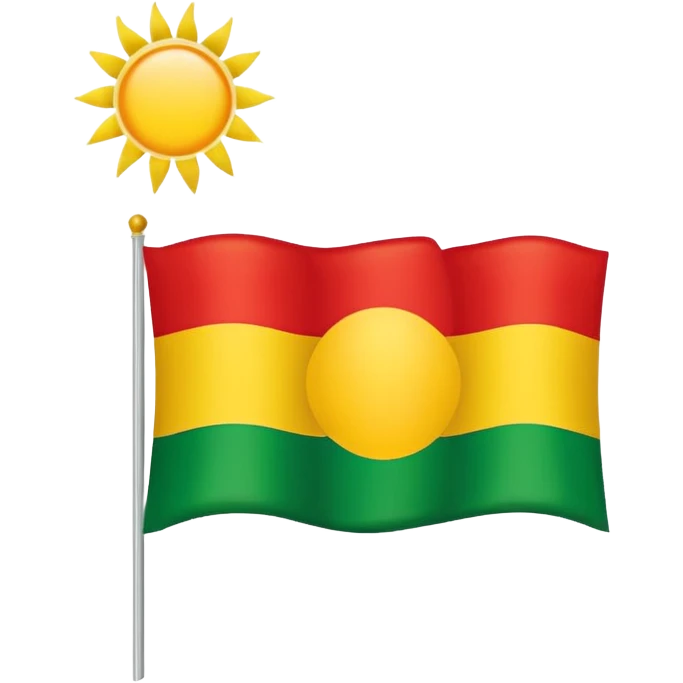 Kurdish flag emoji