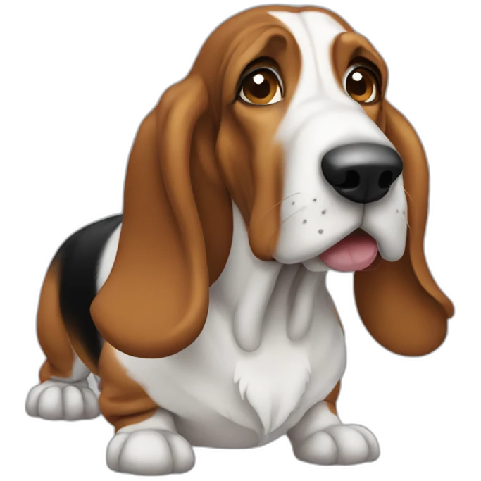 Basset hound emoji