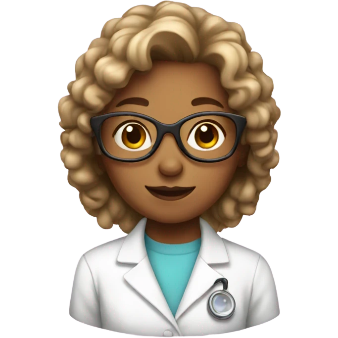 Girly scientist emoji