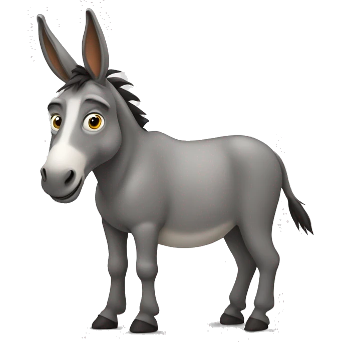 sitting donkey emoji