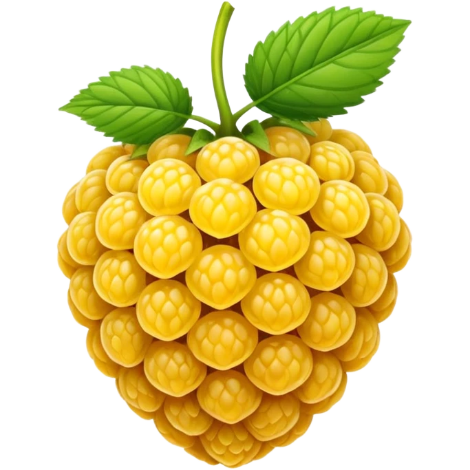 yellow rasberry emoji